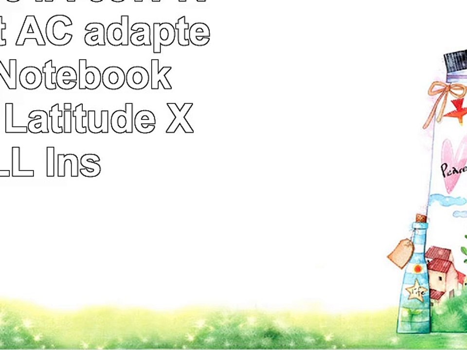 Dell 195V 334A 65W Replacement AC adapter for Dell Notebook ModelDell Latitude X1 DELL