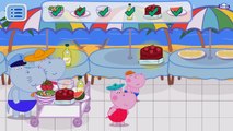 Пеппа Гиппо Приключения в каникулы. Курорт. Пляж Hippo Peppa