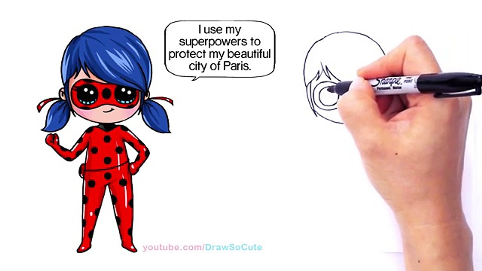 How To Draw Miraculous Ladybug Step By Step Chibi