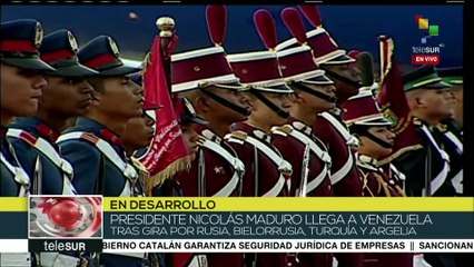 Maduro regresa a Venezuela tras gira en Rusia, Turquía y Bielorrusia