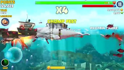 MOBY DICK vs NEW ENEMY MOBY DICK (HUNGRY SHARK EVOLUTION)