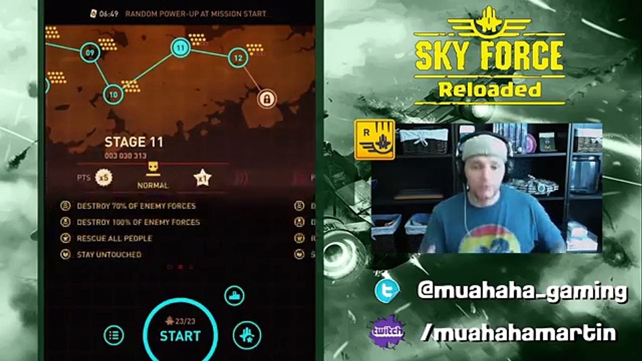 Sky Force Reloaded UPDATE :: Stage 12 BOSS, Prestige Points, and Technicians