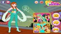 Disney Princesses as Superheroes - Elsa Anna Rapunzel Ariel Jasmine Dress Up Games for Kids