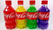 Coca Cola Orbeez Bottles Surprise Toys Learn Colors Finger Family Nursery Rhymes For Kids Superhero