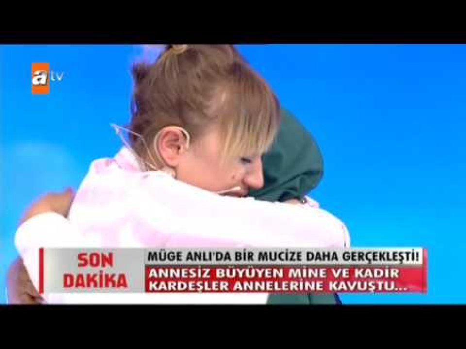 İki evlat ve bir annenin hasreti canlı yayında son buldu! - atv