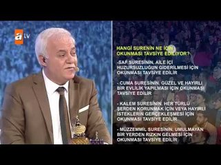 Hangi surenin ne için okunması tavsiye ediliyor? - atv