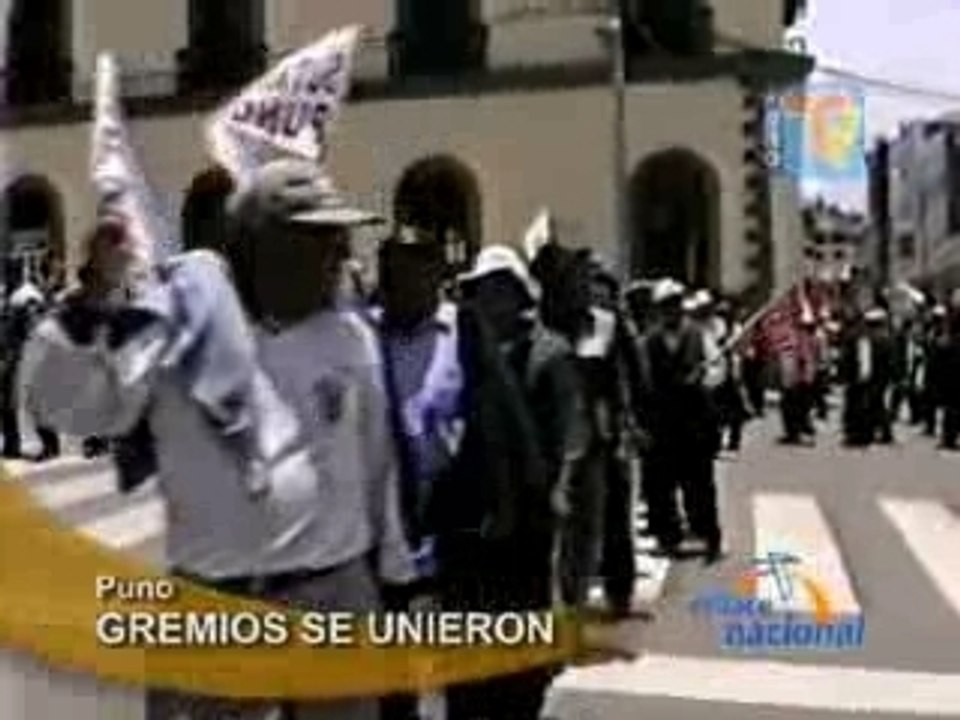 GREMIOS SE UNIERON - PUNO