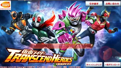 Kamen Rider Transcend Heroes Gameplay Android/iOS by SUPERPLAY (No Commentary)
