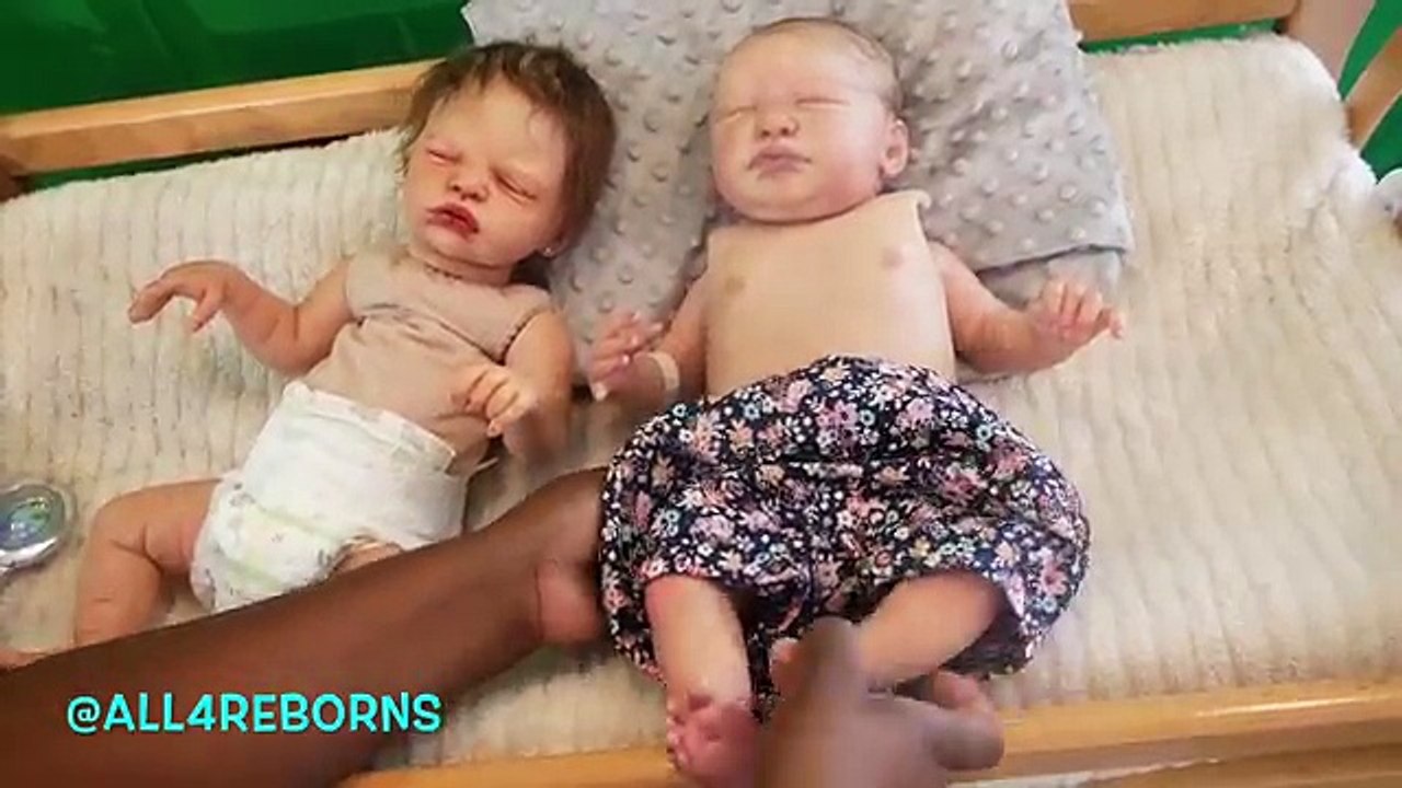Reborn Babies MORNING ROUTINE! Real Life Baby Dolls Drink Milk Change Diaper Feeding Video!