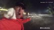 Reed Timmer captures intense storm surge as Hurricane Nate's eye wall pushes through Biloxi,Mississippi