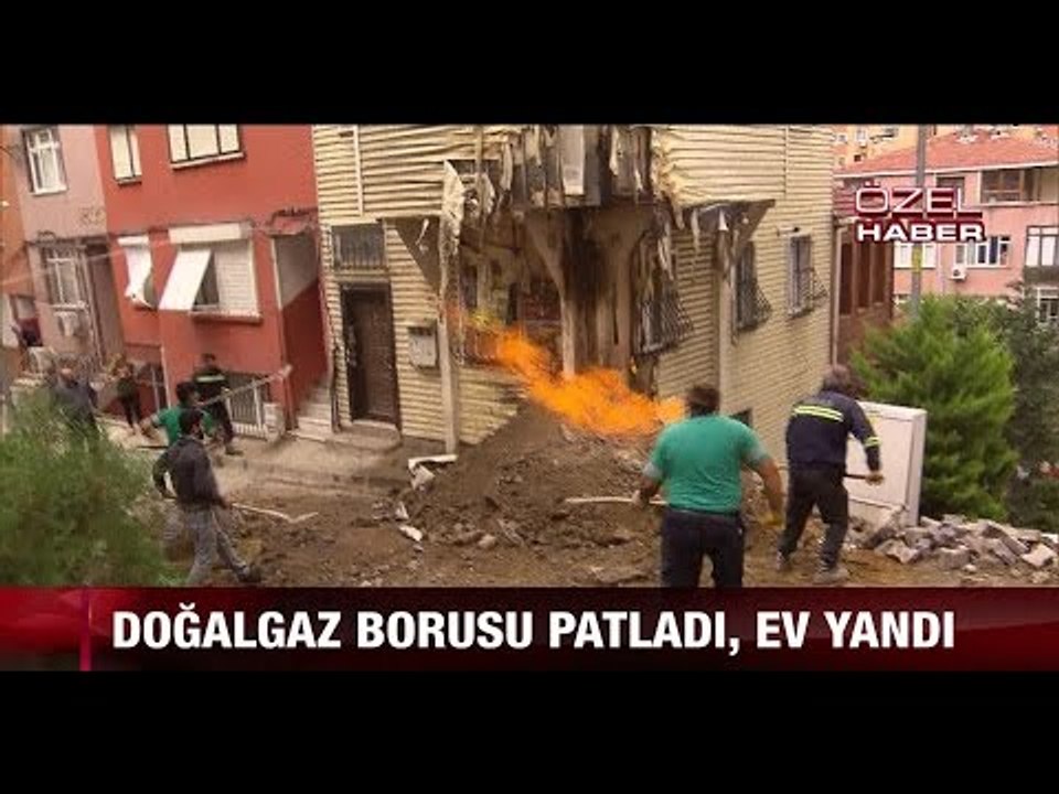 Doğalgaz borusu patladı, ev yandı! - atv Ana Haber