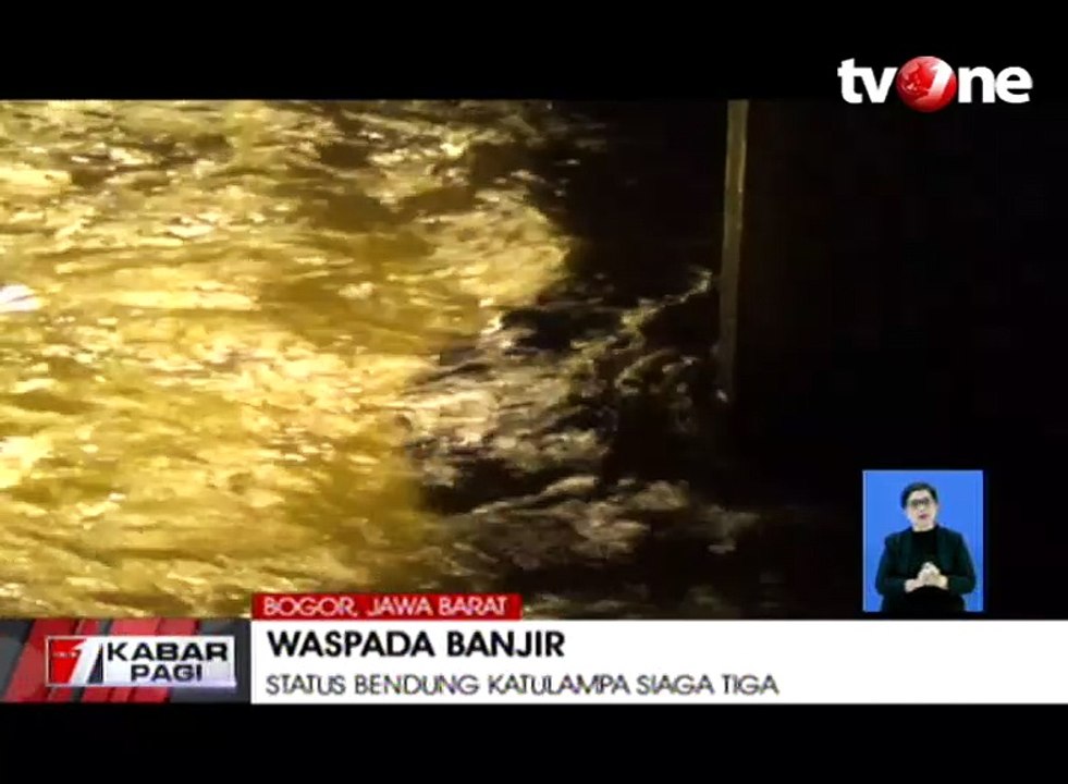 Waspada Banjir, Status Bendung Katulampa Siaga...