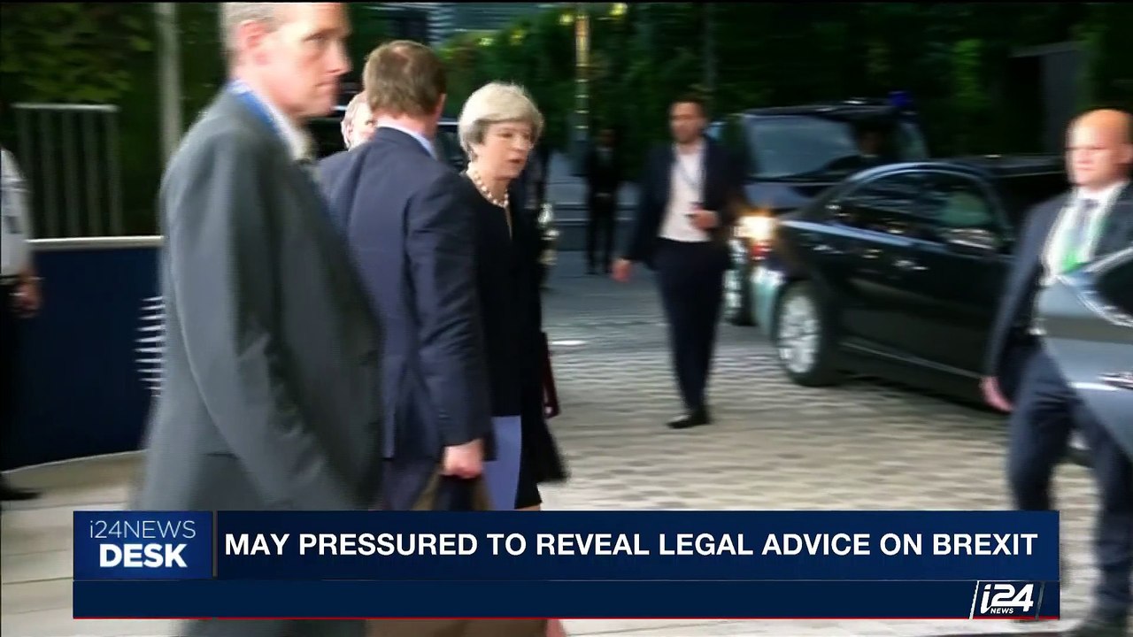 i24NEWS DESK | May pressured to reveal legal advice on Brexit | Sunday, October 8th 2017