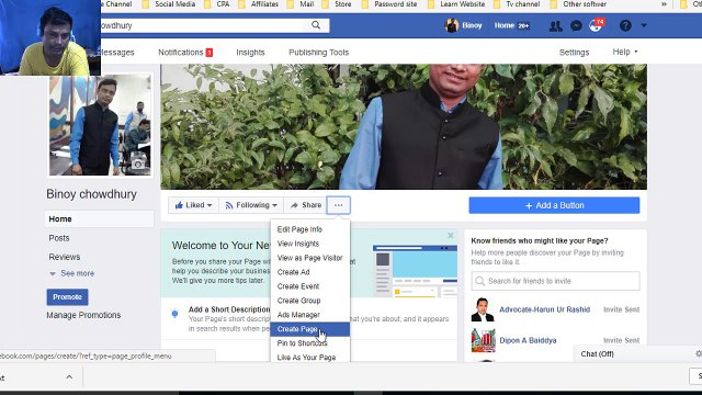 How to get facebook like button ! Invite All Friends to Like Facebook Page in One Click !! Facebook page