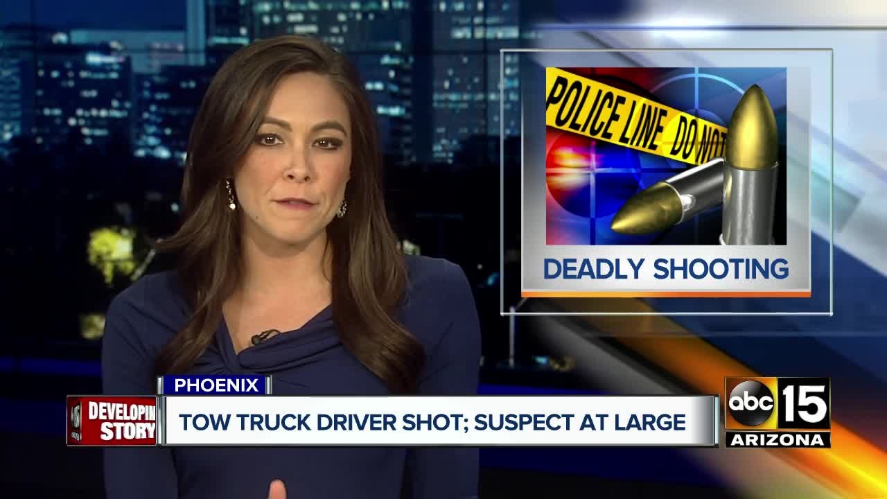Police: Tow truck driver shot, killed in Valley