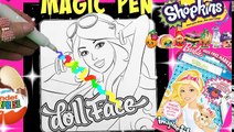 ♥(( BARBIE ))♥ Imagine Ink Rainbow Color Pen Art Book ♥ (( S4 Shopkins Blind Bag ))♥ Surprise Egg ♥