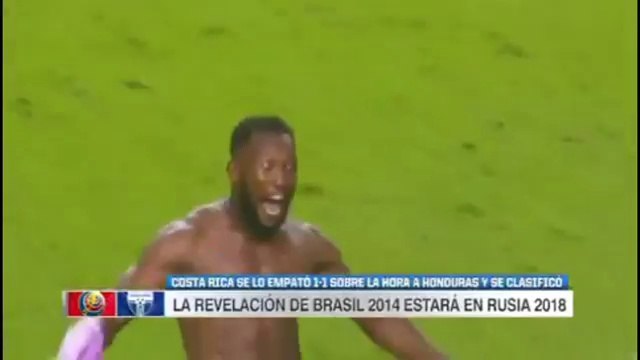 Costa Rica 1-1 Honduras - Resumen - CONCACAF 08.10.2017