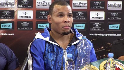 Eubank Jr:  I'm not here to take part, I'm here to take over