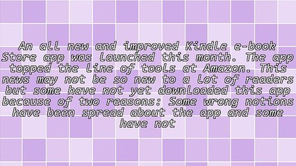 Kindle E-Book Store: New Enhancements