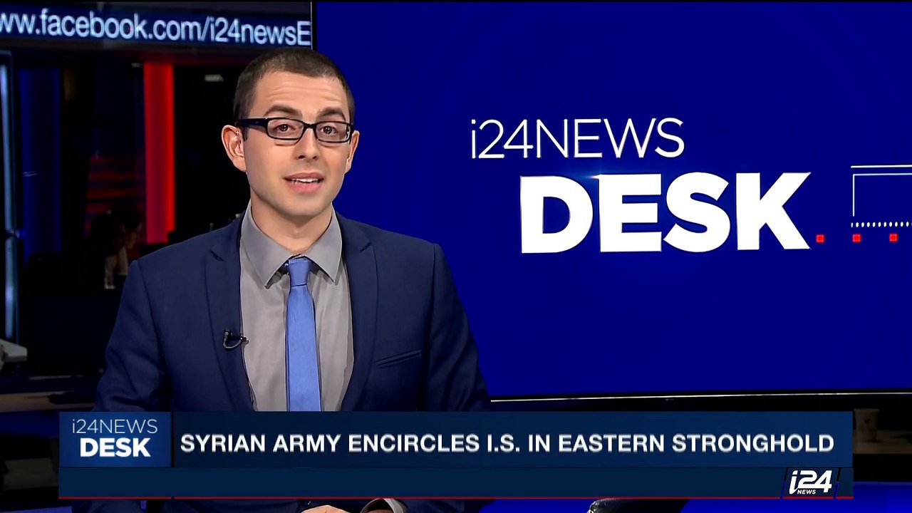 i24NEWS DESK | Syrian army encircles I.S. in Eastern stronghold | Sunday, October 8th 2017