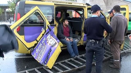 Kontrolden Çıkan Dolmuş Karşı Şeride Geçti: 1 Yaralı