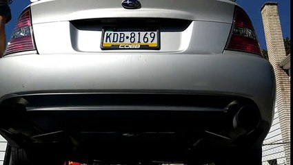 2005 Subaru Legacy GT Exhaust sound