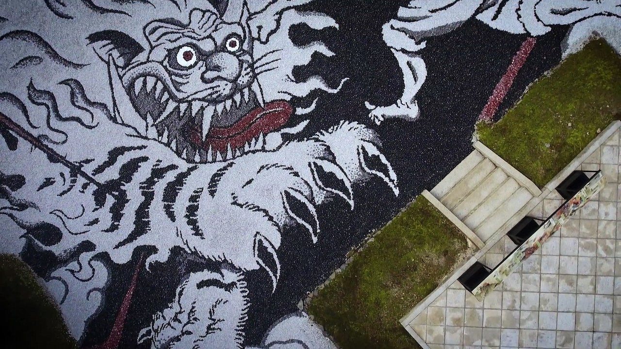 ONE PIECE ART NUE 大覚寺「魔獣と姫と誓いの花」展 大庭絵