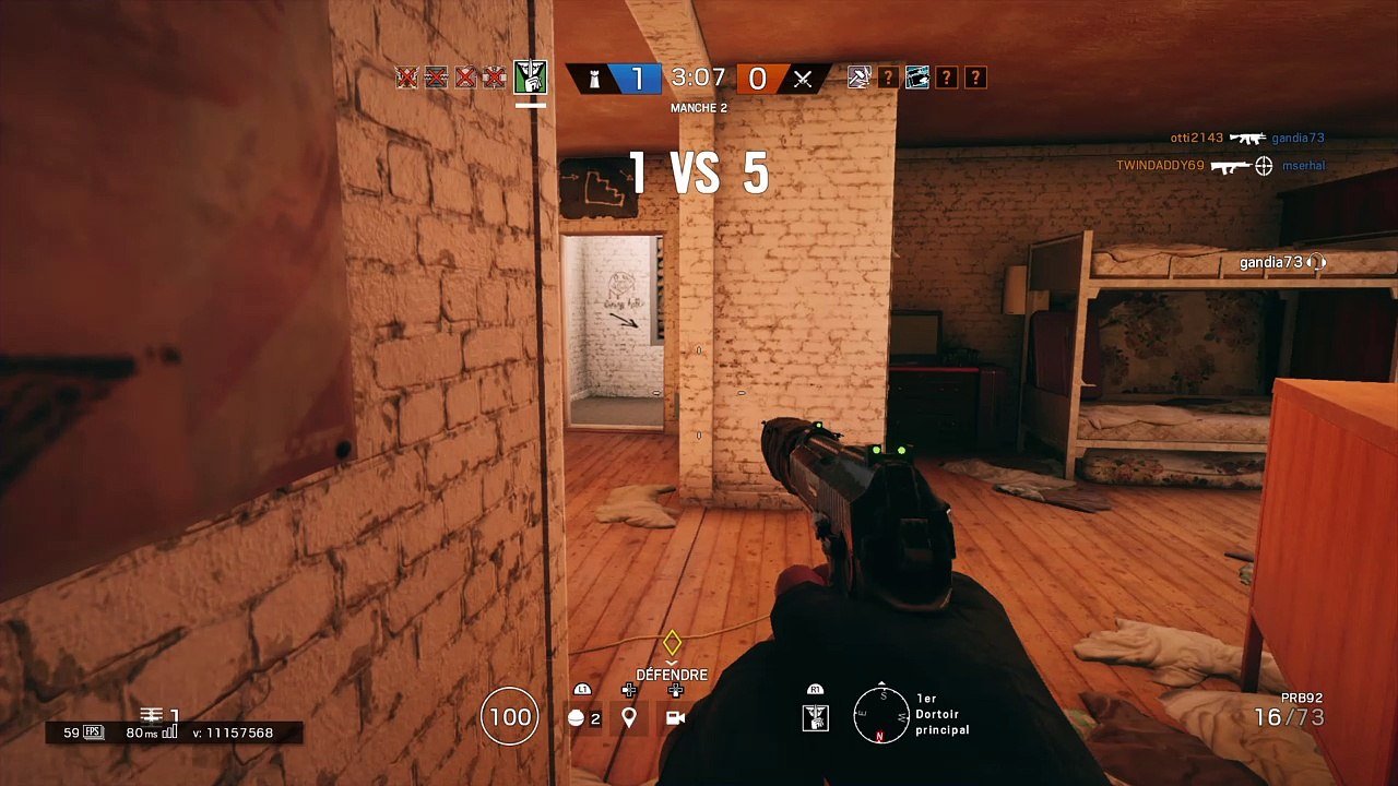 Come back ! 1v5