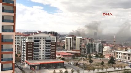 Ankara Siteler'deki Yangında 2 İş Yeri Kullanılamaz Hale Geldi