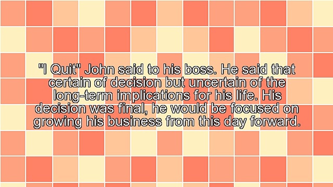 Business: The Point of No Return