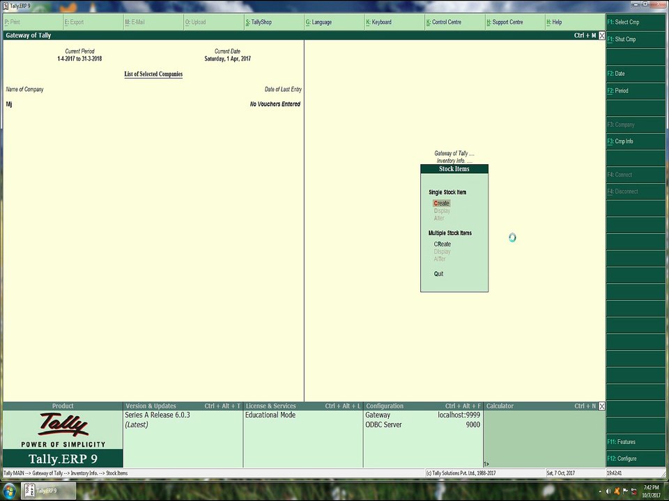 basic class on tallysoftwar for gst part 4