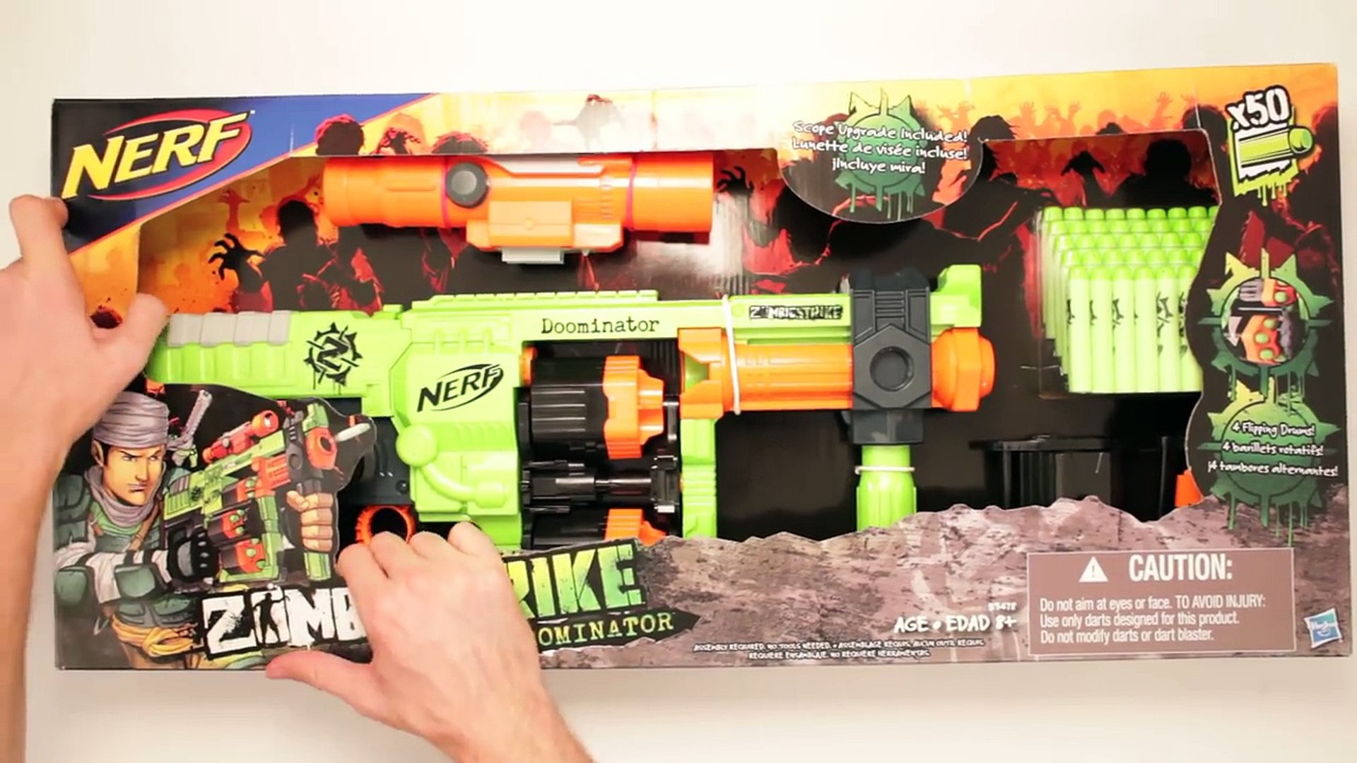 zombie strike doominator nerf gun
