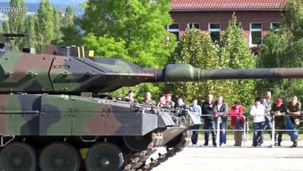 Vorführung Panzer Leopard 2 A6 Bundeswehr ♦ Bad Frankenhausen new Kampfpanzer Tank