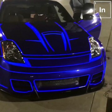 Lumilor, une peinture pour carrosserie de voiture qui s'illumine