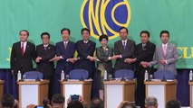 Abe clashes with Koike in TV debate ahead of Japan election