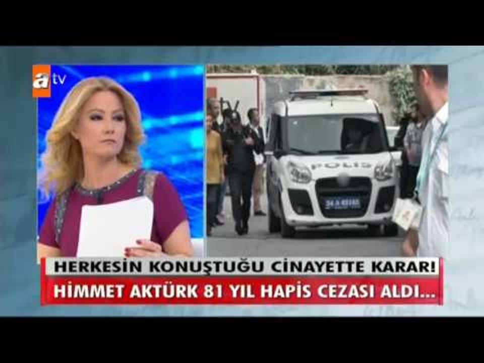 Himmet Aktürk 81 yıl hapis cezası aldı... Müge Anlı İle Tatlı Sert 09 Mart 2017 - atv