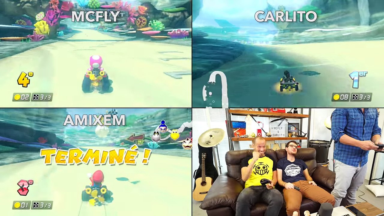 [Jeu Vidéo] McFly & Carlito ft. Amixem, ''Mario Carte Bleue #2 : tu perds, tu paies''