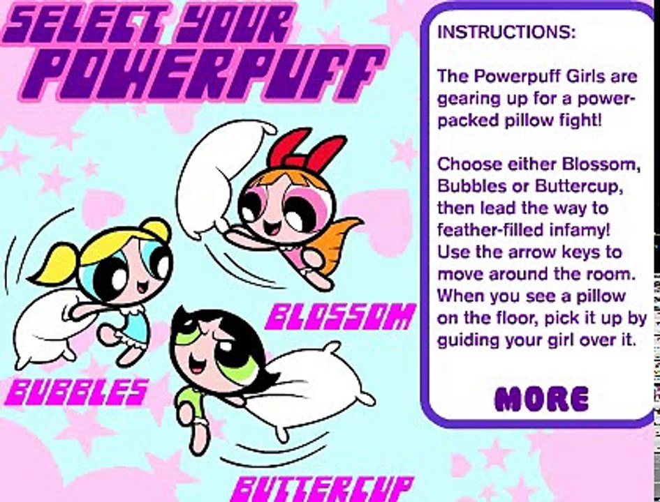 The Powerpuff Girls - Pillow Fight Walkthrough
