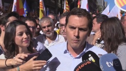 Rivera agradece a Govern y CUP que hayan unido a españoles y pide elecciones