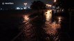 Hurricane Nate storm surge floods Mobile, Alabama