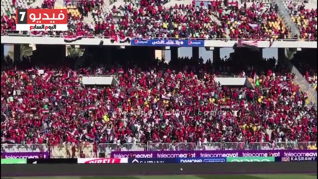 الجماهير تملأ مدرجات ستاد برج العرب قبل انطلاق مباراة مصر والكونغو برازفيل