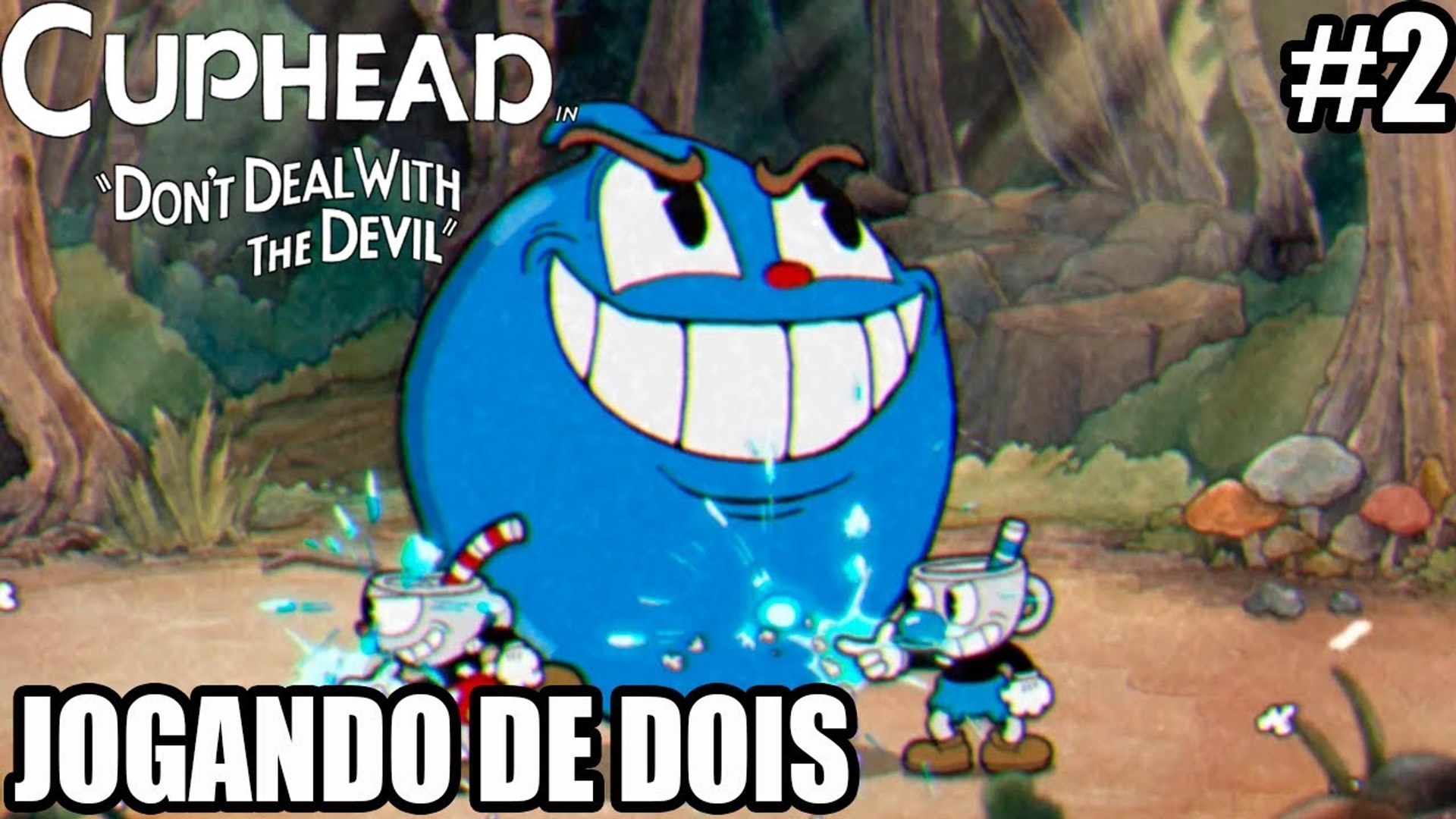 ⁣Cuphead - PC e Xbox One - JOGANDO DE DOIS - parte 2