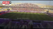 الجماهير تملأ مدرجات ستاد برج العرب قبل انطلاق مباراة مصر والكونغو برازفيل