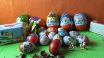 Surprise Eggs Kinder Surprise Mickey Mouse Spider Man Fairies Monsters University