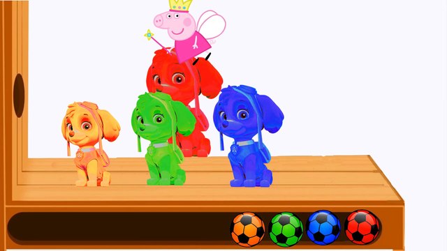 Learn Colors with Paw Patrol WOODEN FACE HAMMER XYLOPHONE Jelly Soccer Balls Toys for Kids Children