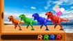 Learn Colors with WOODEN FACE HAMMER XYLOPHONE CRYING BABY Dinosaur T-Red Soccer Balls for Kids
