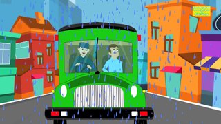 Wheels on the bus go round and round   Nursery rhyme for Children and kids songs