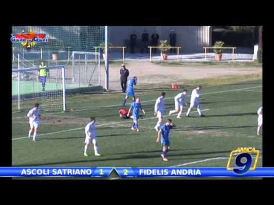Ascoli Satriano - Fidelis Andria 1-2 | Highlights and Goals Eccellenza Pugliese