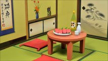 Stop motion cooking SASHIMI Miniature Food【ストップモーション・ミニチュア・不思議な料理・刺身】