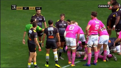 Stade Français v La Rochelle 12' raison de refuser l'essai
